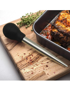 Baster de Pavo Acero Inoxidable Mejores Utensilios con Agujas 2