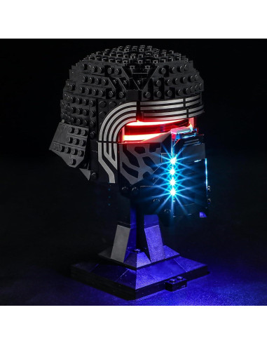 Luz LED YEABRICKS para Lego Casco Kylo Ren Star Wars