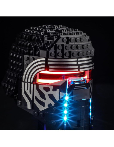 Luz LED YEABRICKS para Lego Casco Kylo Ren Star Wars