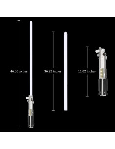 Sable de Luz Luke EP7 con Mango de Metal y 27 Sonidos 2
