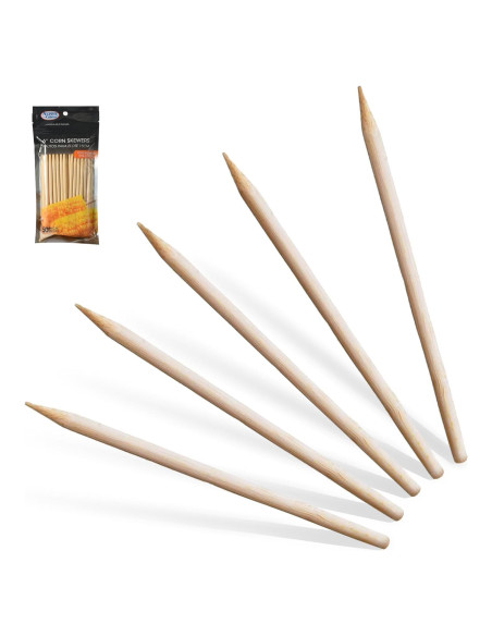 Pinchos de BBQ de Bambú Alpine Cuisine 15 cm - 100 unidades