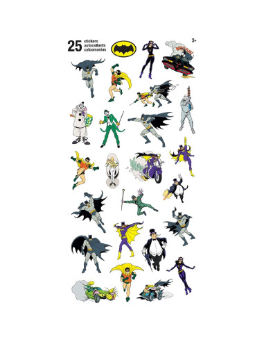 Bolsa de Tote Reutilizable Batman - 2 Unidades con Stickers