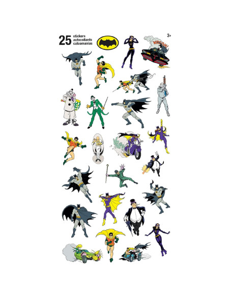 Bolsa de Tote Reutilizable Batman - 2 Unidades con Stickers