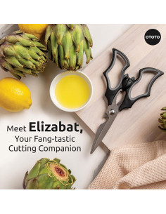 Tijeras de Cocina OTOTO Elizabat Murciélago - Acero Inoxidable 2