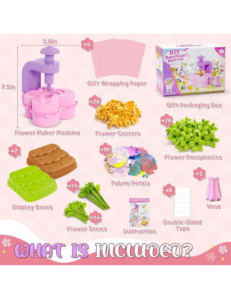 Kit de Manualidades de Flores DIY JUMP PASS BY - 0.6 kg