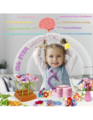 Kit de Manualidades de Flores DIY JUMP PASS BY - 0.6 kg