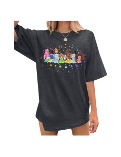 Camisa Mágica para Mujeres - Princesa Gris Mediana