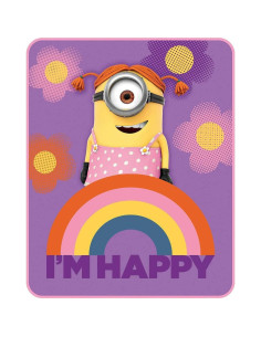 Manta de felpa Minions 101.6 x 127 cm Multicolor 2