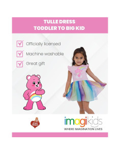 Vestido de Tul Arcoíris Care Bears Cheer Bear 4T Niña 2