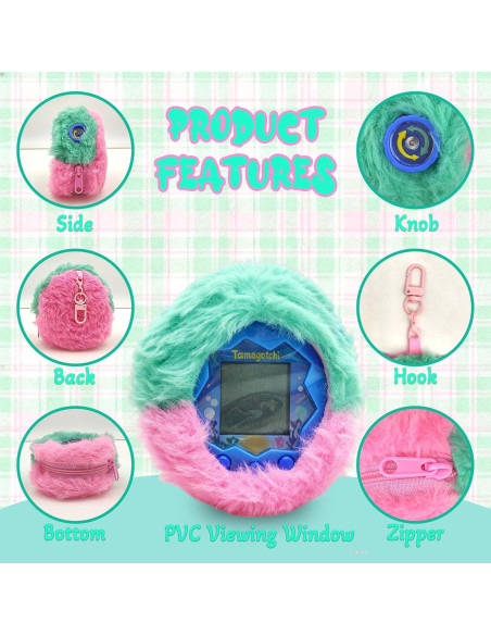 Cubierta Protectora xcivi para Tamagotchi Paradise Rosa