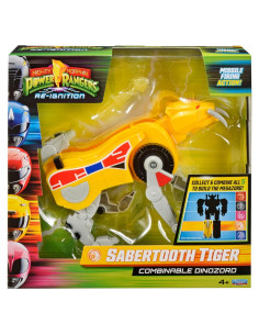 Dinozord Sable-Tigre Playmates 20.6 cm para Coleccionistas