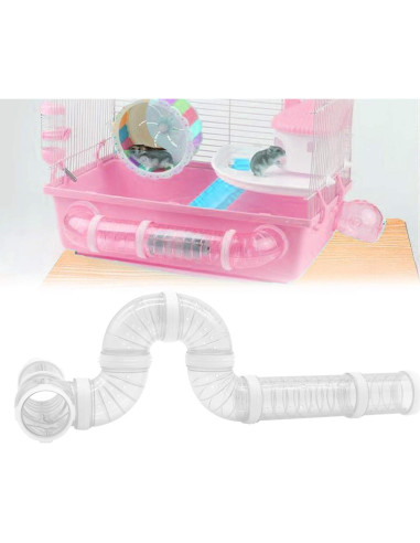 Juego de Tubos para Hámster Together-life, 8 Piezas, Conectables