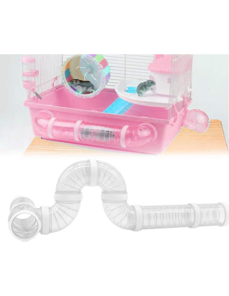 Juego de Tubos para Hámster Together-life, 8 Piezas, Conectables