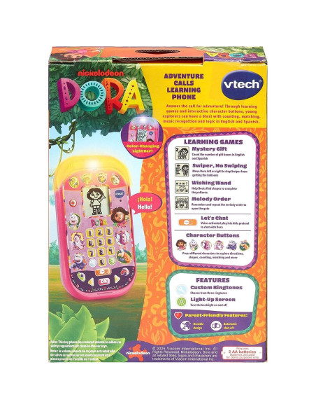 Teléfono de Aprendizaje VTech Dora Aventura 3+ años