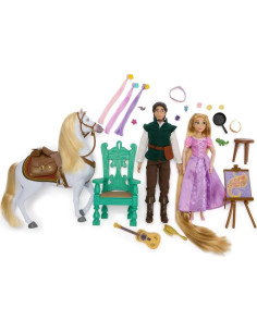 Juego de Muñecas Disney Rapunzel con Flynn y Accesorios 2
