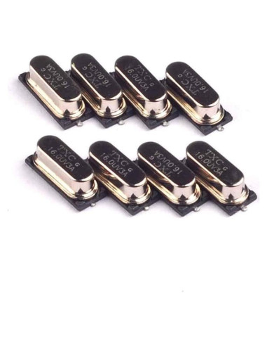 10 Osciladores de Cristal Pasivo SMD 16MHz HC-49S