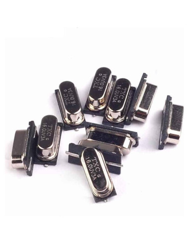 10 Osciladores de Cristal Pasivo SMD 16MHz HC-49S