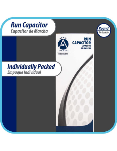 Condensador de Funcionamiento Appli Parts 10 Mfd 450V Redondo