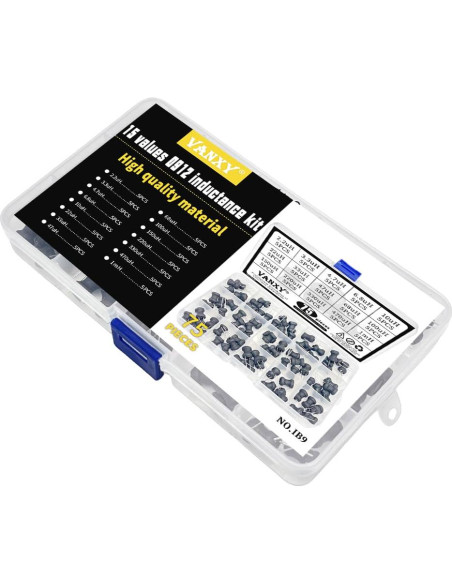 Kit de Inductores Radiales VANXY 75Pcs 2.2uH a 1mH