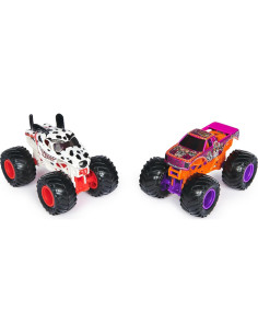 Monster Jam Camiones de Monstruo Dalmatiano vs Calavera 1:64 2