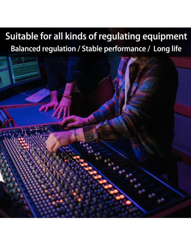 10 Pcs Potenciometro Lineal WH148 1M Ohm 15mm Eje Yetaida