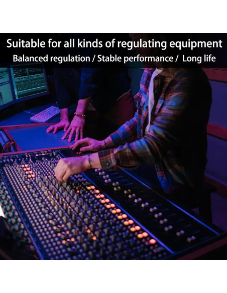 10 Pcs Potenciometro Lineal WH148 1M Ohm 15mm Eje Yetaida