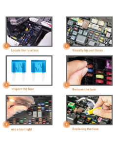 Fusibles de Cuchilla Nilight 120Pcs Mini ATM/APM 5-30A 2