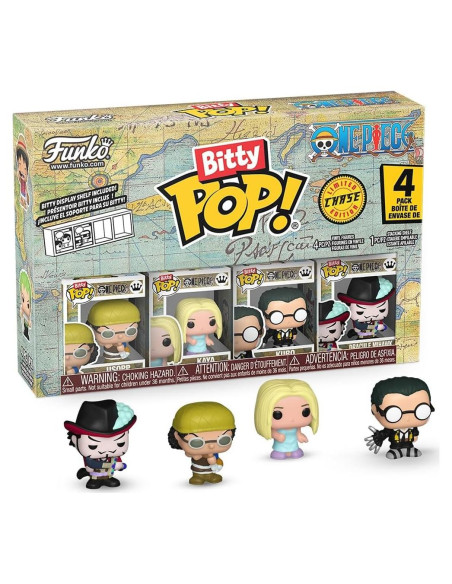Funko Bitty Pop! One Piece - Paquete de 4 figuras coleccionables