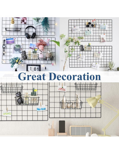 10 Cestas de Alambre Colgantes ZOFORTY para Almacenamiento