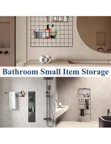 10 Cestas de Alambre Colgantes ZOFORTY para Almacenamiento