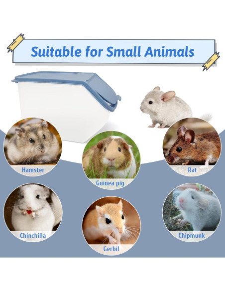 Contenedor de Baño de Arena BNOSDM para Hámster y Chinchilla