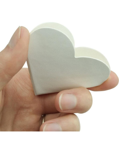 Set de 2 Marcadores de Corazón de Cuero Sintético GRAPHICS & MORE