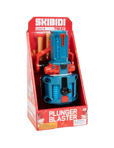 Blaster de Desatascador Skibidi Toilet Bonkers Toys con 4 Dardos 2