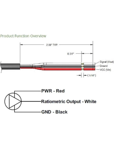 Módulo Hall Effect Rochester 9704-SD106M para Detección de Nivel