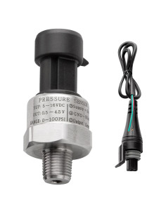 Transductor de Presión de Combustible Ronybuy 0-100 Psi NPT