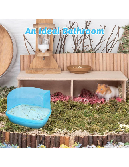 Baño de Arena para Hámster Hamiledyi 23.9x17x17 cm