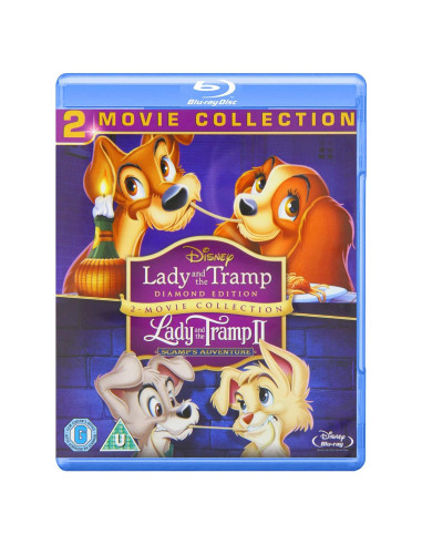 La Dama y el Vagabundo 1 y 2 Blu-ray Disney Región Libre