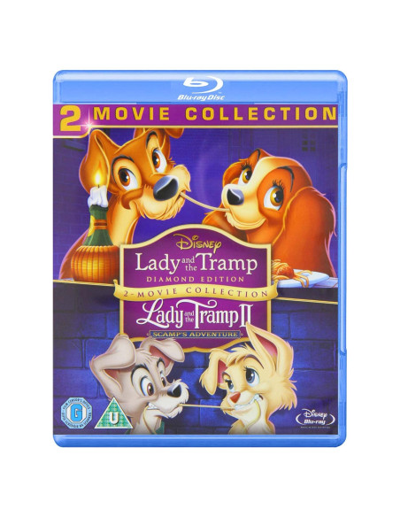 La Dama y el Vagabundo 1 y 2 Blu-ray Disney Región Libre