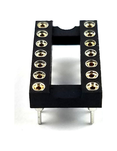 Zócalos DIP 14 Pines Juried Engineering Espaciado 2.54mm (10 Unidades)