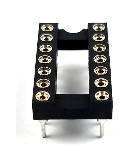 Zócalos DIP 14 Pines Juried Engineering Espaciado 2.54mm (10 Unidades)