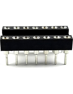 Zócalos DIP 14 Pines Juried Engineering Espaciado 2.54mm (10 Unidades) 2