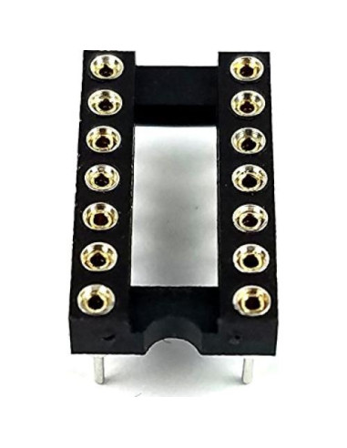 Zócalos DIP 14 Pines Juried Engineering Espaciado 2.54mm (10 Unidades)