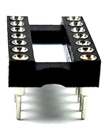 Zócalos DIP 14 Pines Juried Engineering Espaciado 2.54mm (10 Unidades)