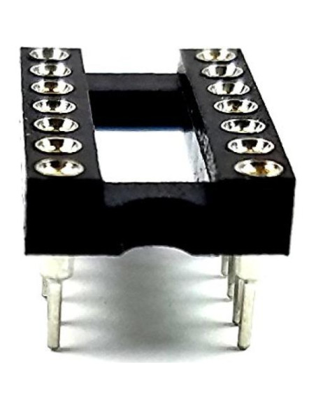 Zócalos DIP 14 Pines Juried Engineering Espaciado 2.54mm (10 Unidades)