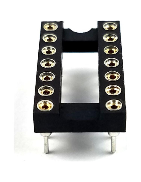 Zócalos DIP 14 Pines Juried Engineering Espaciado 2.54mm (10 Unidades)