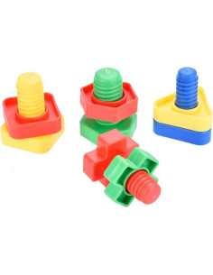 4 Juguetes Intelectuales para Aves Litewoo - Colores Brillantes 2