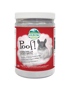 Baño de Polvo Natural Oxbow POOF! para Chinchillas 1.13 kg