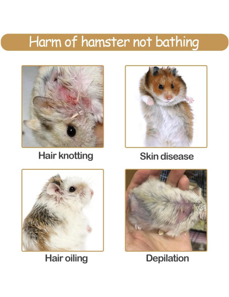 Arena de Baño Natural para Hámster MUYG 2.3kg Libre de Polvo