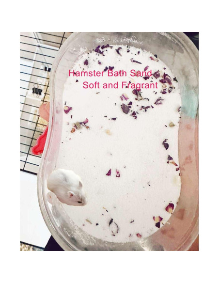 Arena de Baño Natural para Hámster MUYG 2.3kg Libre de Polvo