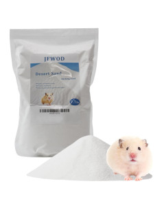 Arena para Baño de Hámster JFWOD 3.49kg Natural Sin Polvo